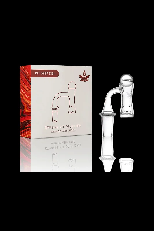 - Air box TSA certified check-inaLeaf Quartz Banger Spinner Kit - Deep Dish