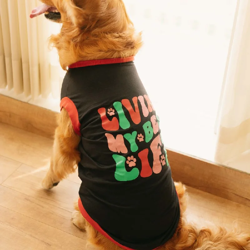  -Anti-slip claw protection raincoat FOR dogsLiving My Best Life Dog T-shirt
