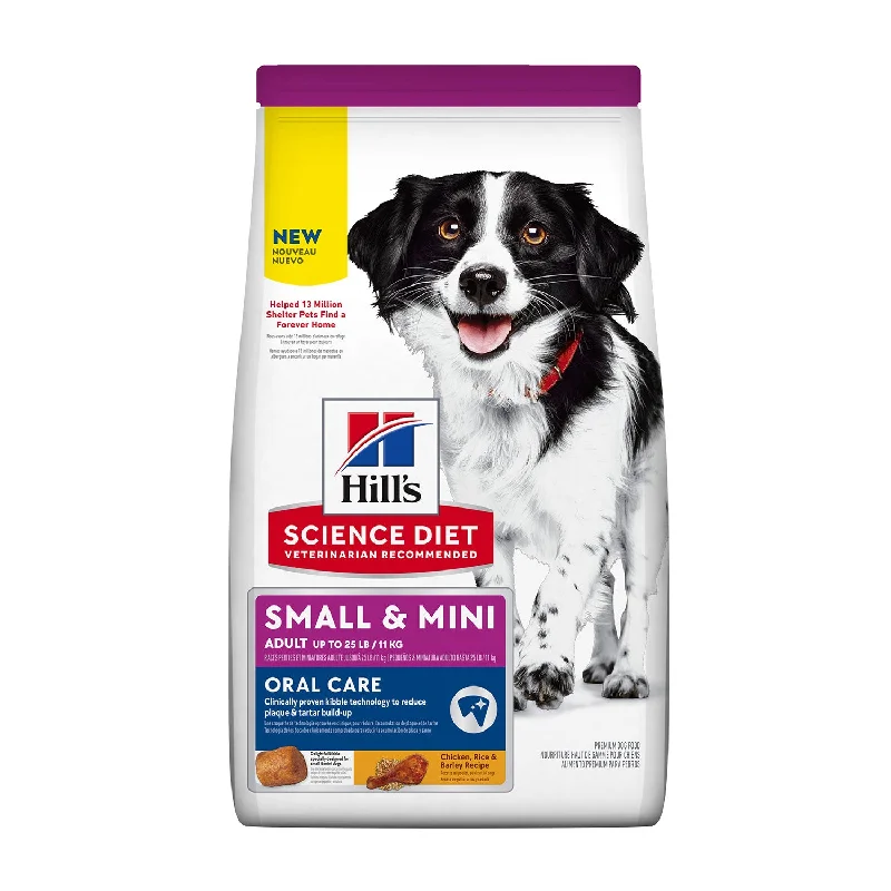 - Food for small dogsHill's Science Diet Oral Care Small & Mini Adult Dry Dog Food