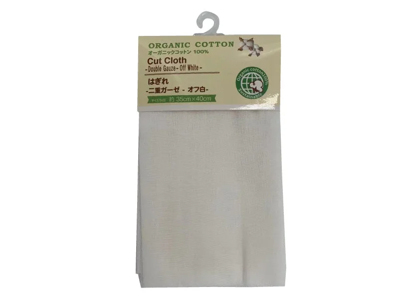 - Dog anti-slip matDouble Gauze Cut Cloth -Organic Cotton-Off White-
