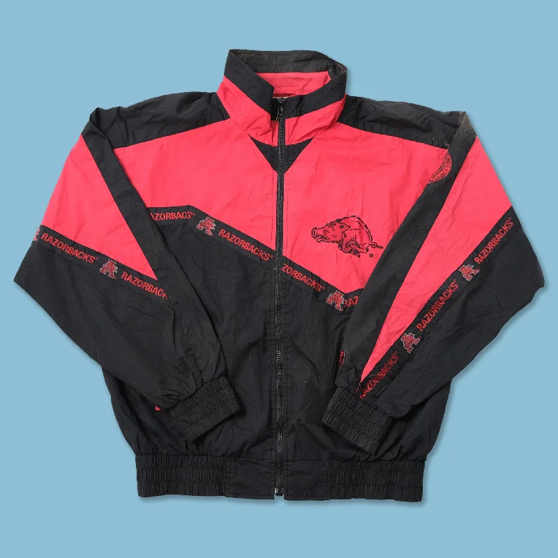 - Organic cotton dog bibsVintage Arkansas Razorbacks Track Jacket Large