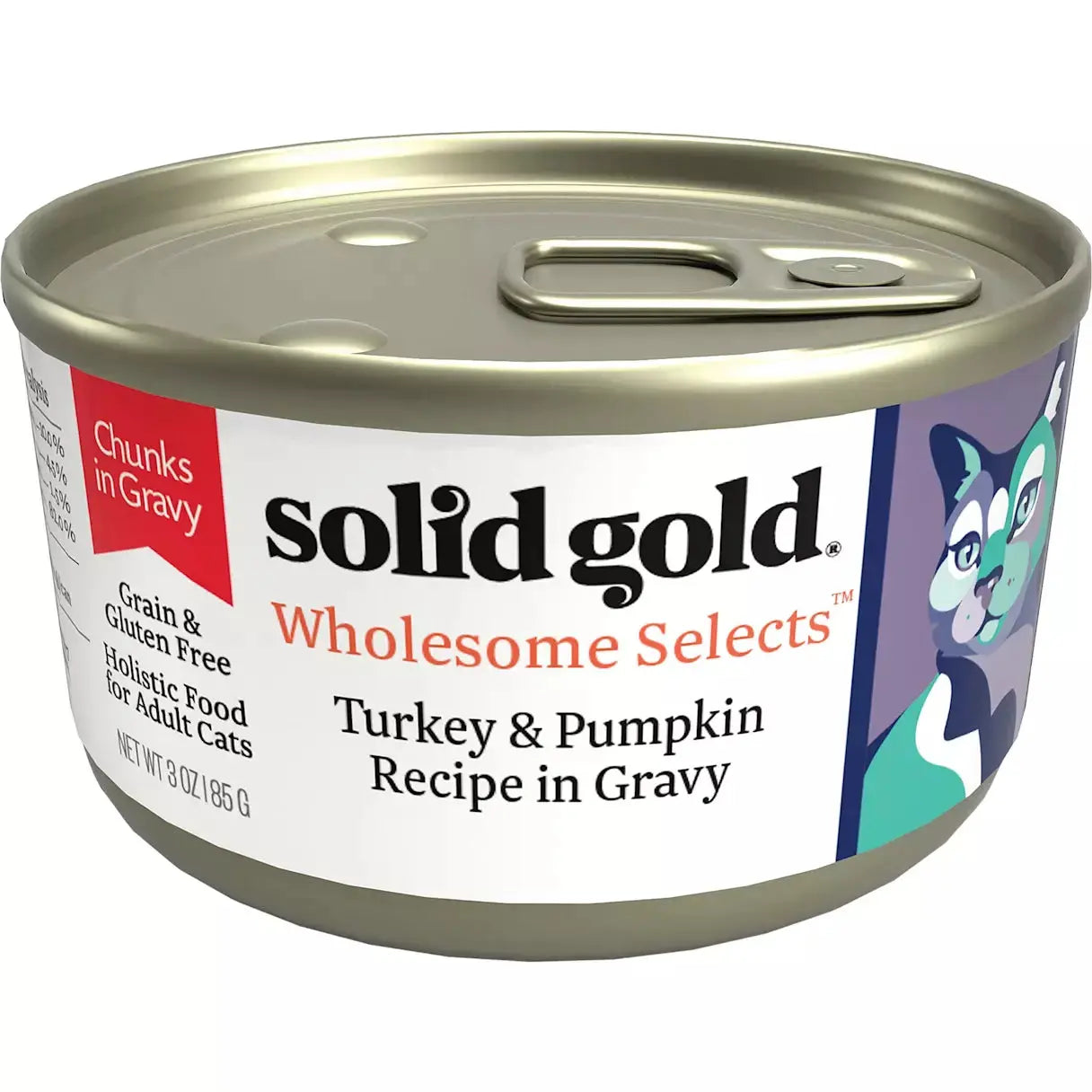 - Remote interactive pet feederSolid Gold® Wholesome Selects™ Turkey, Gibblets & Pumpkin Recipe Chunks in Gravy Cat Food 3 Oz case of 24 - Remote interactive pet feederSolid Gold® Wholesome Selects™ Turkey, Gibblets & Pumpkin Recipe Chunks in Gravy Cat Food 3 Oz case of 24