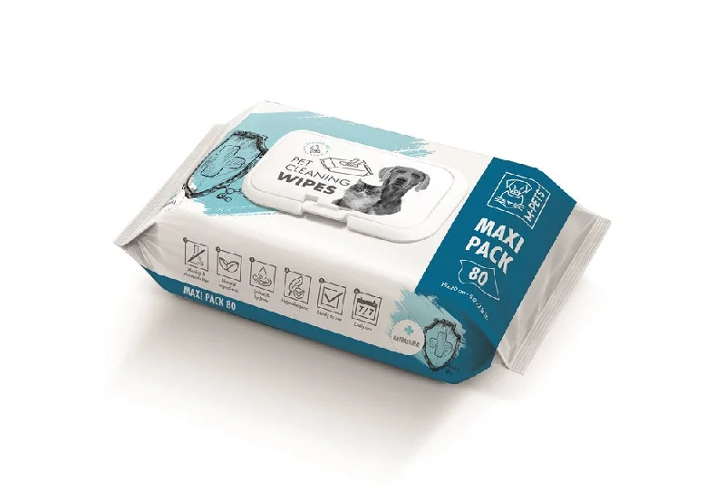 Pet ProductsM-PET Pet Cleaning Wipes Maxi Pack 80 sheets