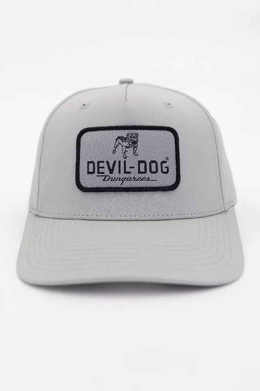 - Car dog seat belt5 Panel Adjustable Cap - Gray Bulldog