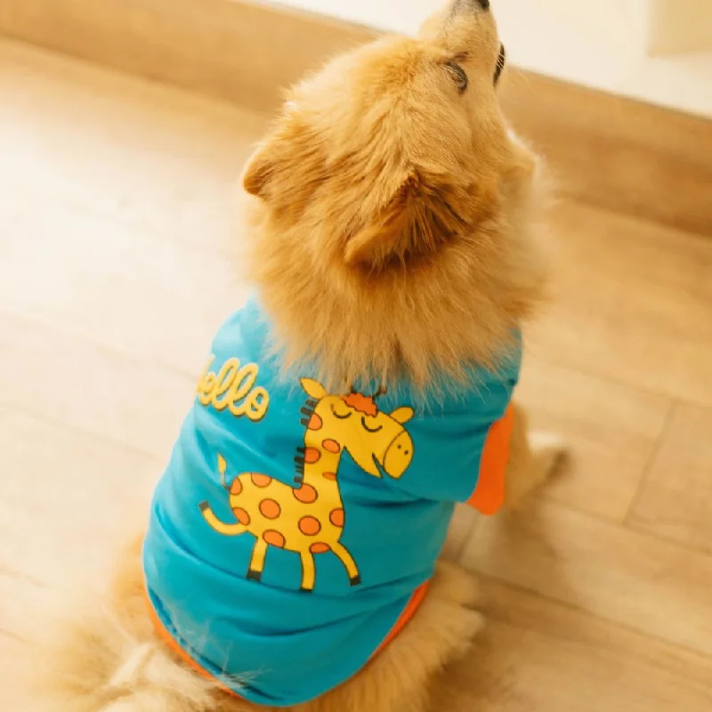 - Pet diabetes prescription foodGiraffe Dog T-shirt