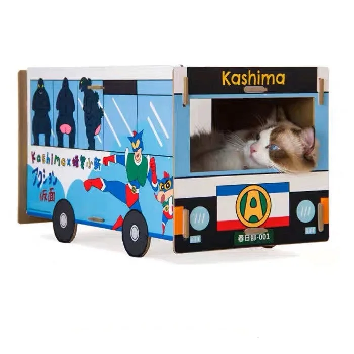 - Pet tear stain cleaning wipesKASHIMA x Crayon Shin-chan Favourite Cartoon School Bus Cat Scratcher - Pet tear stain cleaning wipesKASHIMA x Crayon Shin-chan Favourite Cartoon School Bus Cat Scratcher
