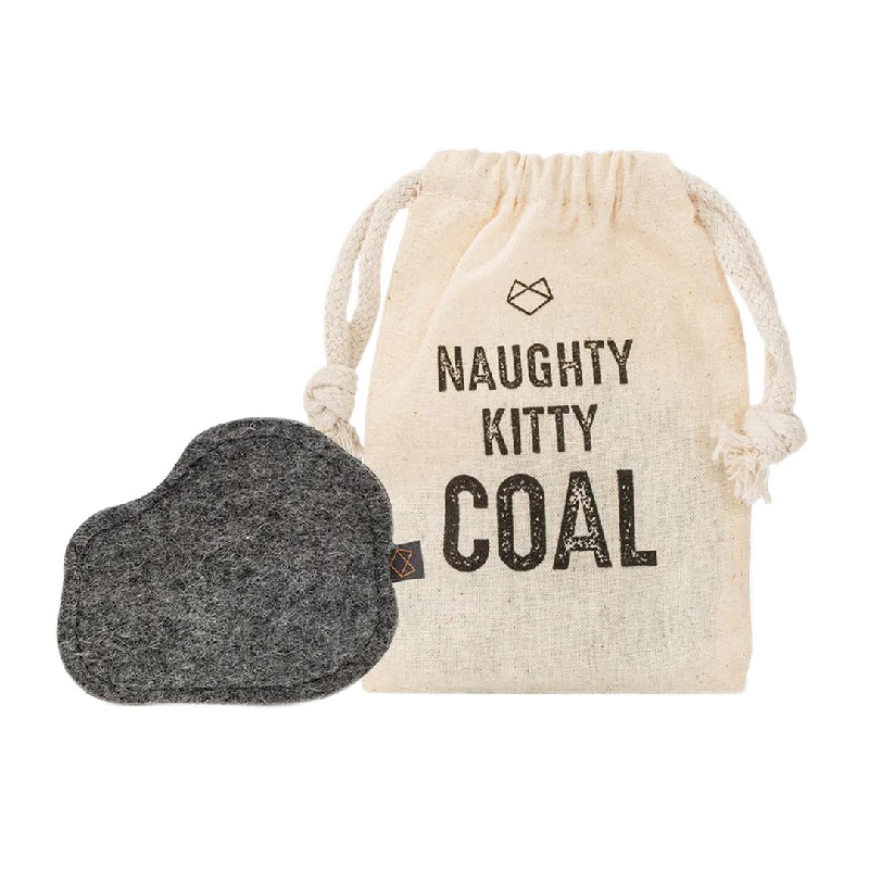 ---Naughty Kitty Coal - Catnip Toy