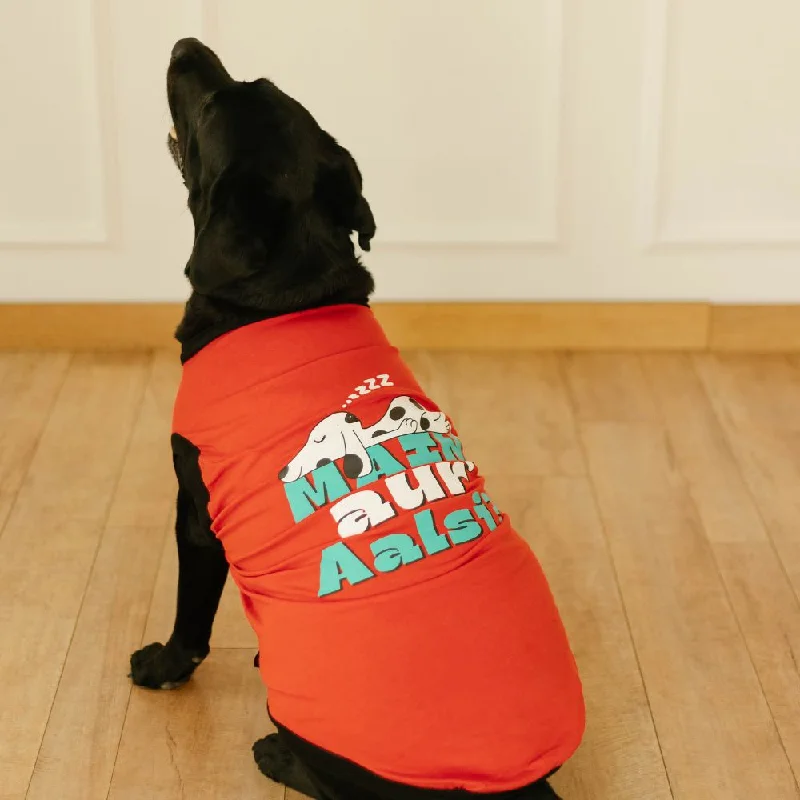 - Elderly dog ​​joint care mattressMain Aur Aalsi Dog T-shirt