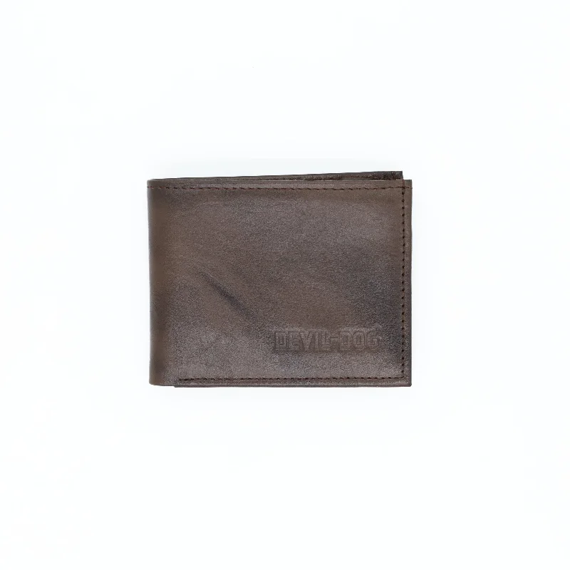- Degradable pet feces bagCuteDEVIL-DOG® Leather Wallet - Brown