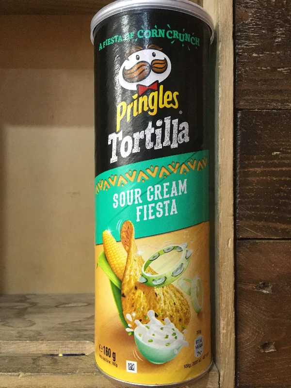 - Degradable pet feces bagPringles Tortilla Sour Cream Fiesta 160g