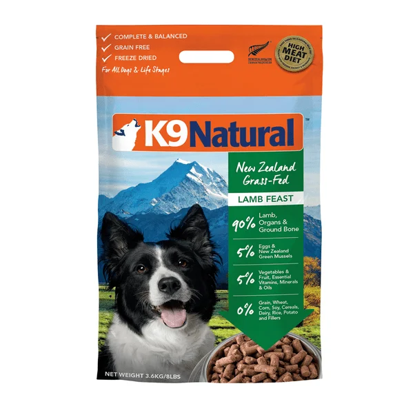 - Remote interactive pet feederK9 Natural Freeze Dried Lamb Feast