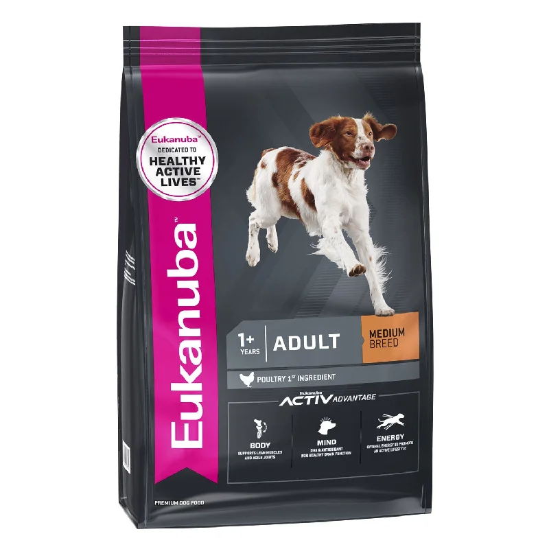 - Special food for senior dogsEukanuba Medium Breed Adult Dry Dog Food
