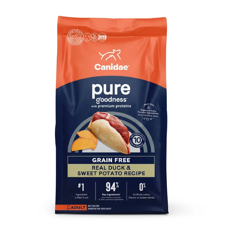 Dog FoodCanidae Pure Grain Free Duck & Sweet Potato Adult Dry Dog Food