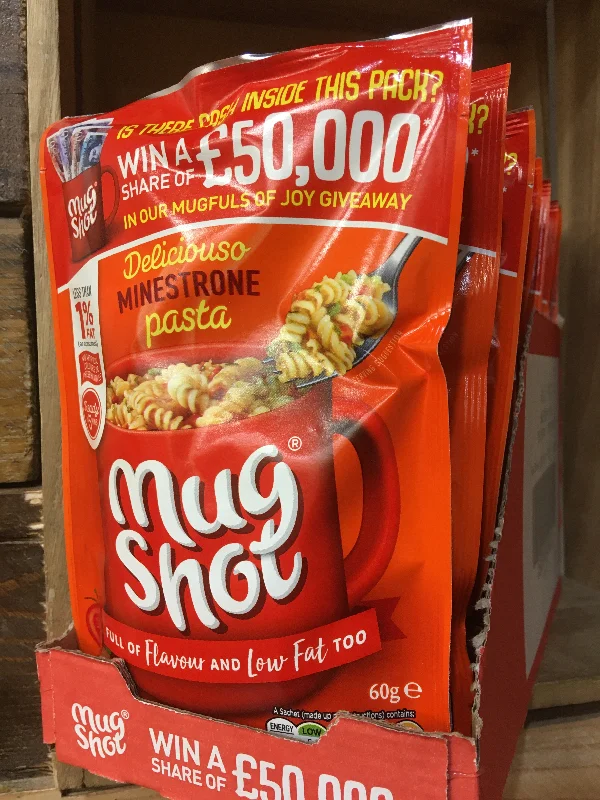 - Automatic induction pet water dispenser10x Mugshot Minestrone Pasta (10x60g)