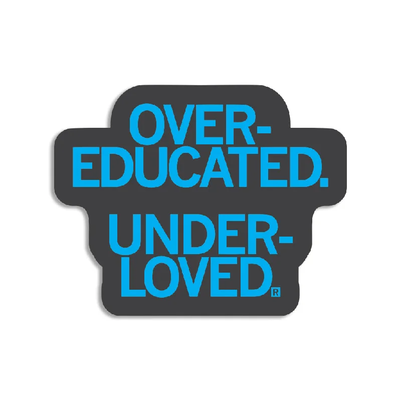 - Chinchilla cooling ice nest ceramic plateOver-Educated Under-Loved In General Die-Cut Sticker