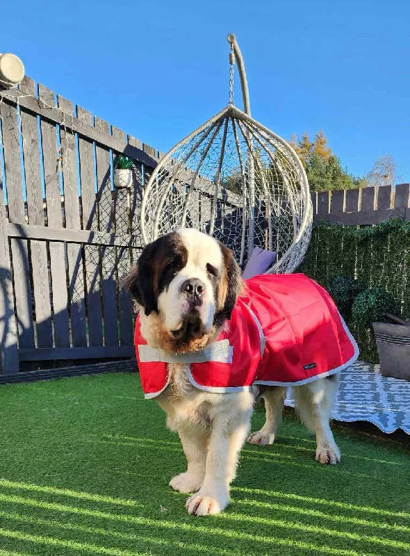 - Pet smart GPS locatorRed Waterproof Dog Coat