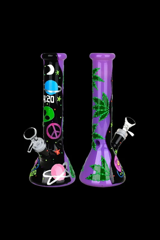 -Splash-proof food bowl AND Anti-choking slow food bowl420 Beam Me Up Beaker Glow In The Dark Water Pipe -Splash-proof food bowl AND Anti-choking slow food bowl420 Beam Me Up Beaker Glow In The Dark Water Pipe