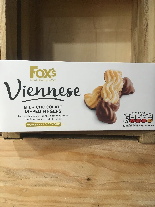 Pet ProductsFox's Viennese Milk Chocolate Dipped Fingers 105g