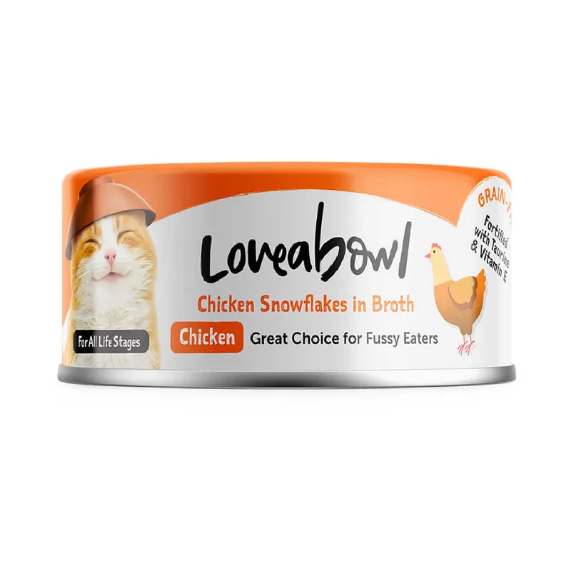  . **Brand-Related**  Loveabowl Chicken Snowflakes in Broth