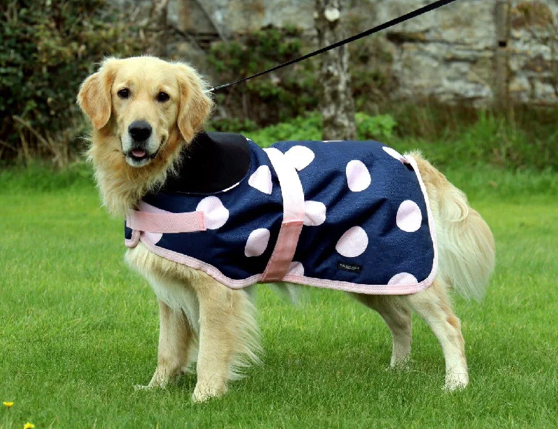 - Organic cotton dog bibsNEW Pink Spotty Dog Coat