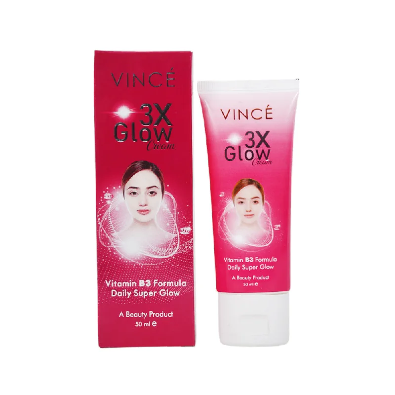 - Organic cotton dog bibsVINCE 3X GLOW CREAM 50 ML