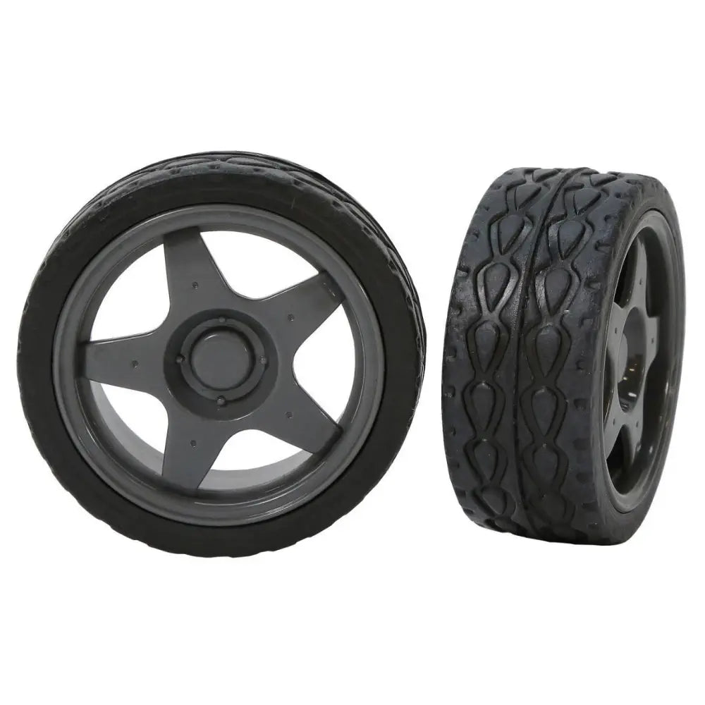 ---Actobotics 2.55" Press Fit Rubber Wheels (Pair)