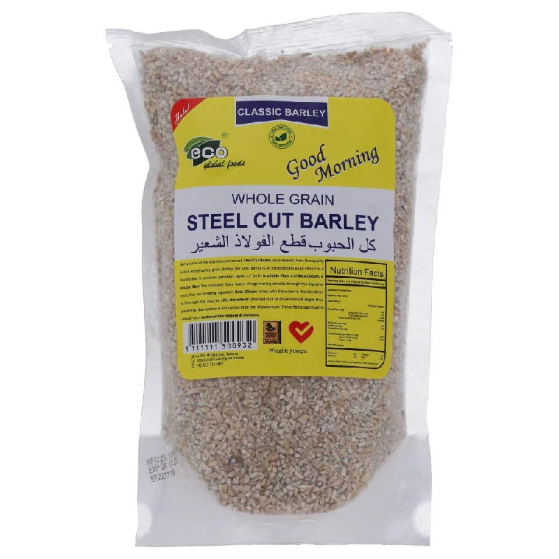 - Pet stroller can be taken on the planeECO WHOLE GRAIN STEEL CUT BARLEY 500 GM