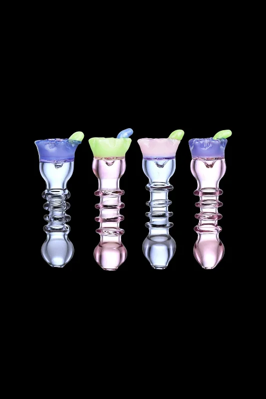  -Splash-proof food bowl AND Anti-choking slow food bowlWiggle Worm Fumed Chillum