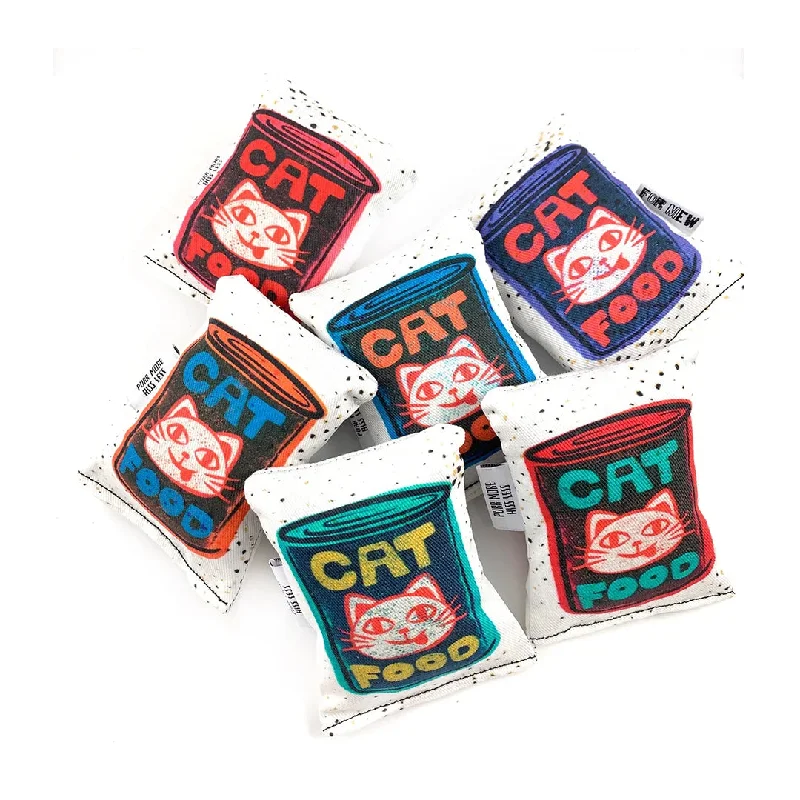 - Cat nail clippers with LED lightsCat Food Can - Square Catnip Cat Toy