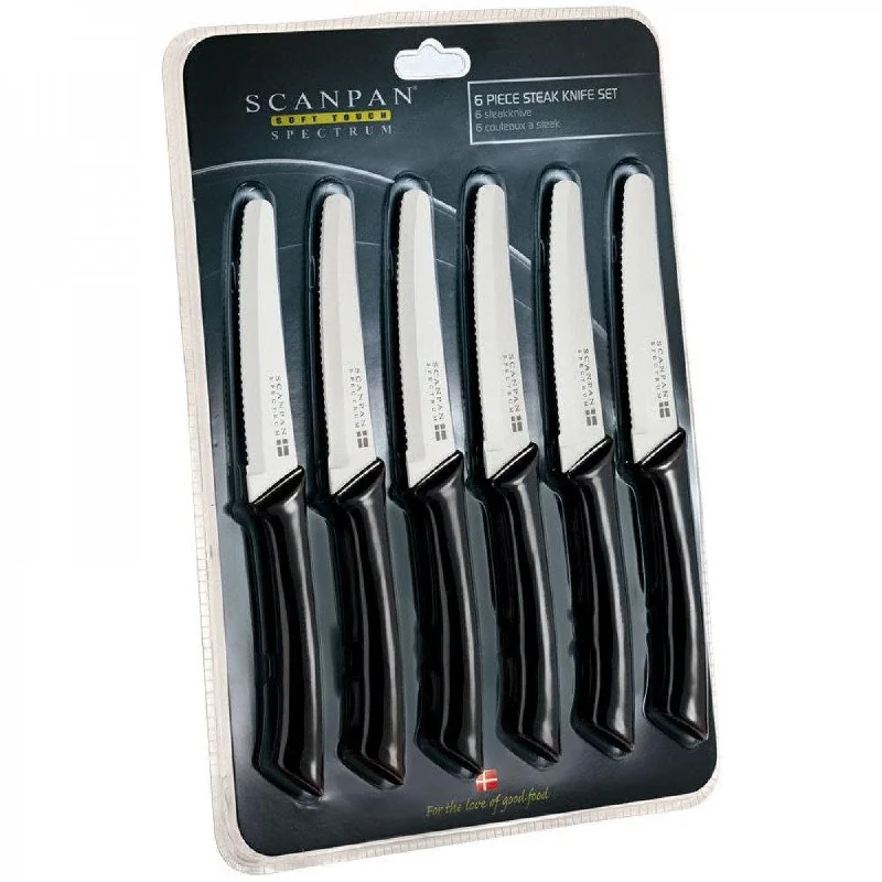 -Anti-scratch scratching board AND cat bed in oneScanpan Spectrum Black Steak Knives Set of 6 -Anti-scratch scratching board AND cat bed in oneScanpan Spectrum Black Steak Knives Set of 6