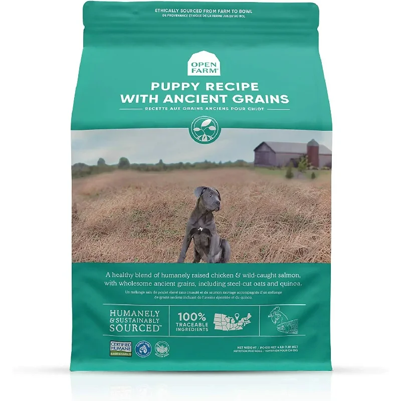 - Car dog seat beltOpen Farm® Ancient Grains High-Protein Dry Puppy Food