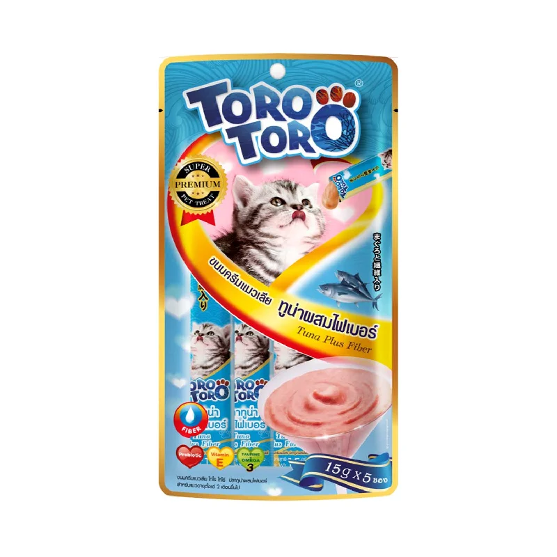  . **Health and Nutrition**  Toro Lickable Cat Treat Tuna plus Fiber