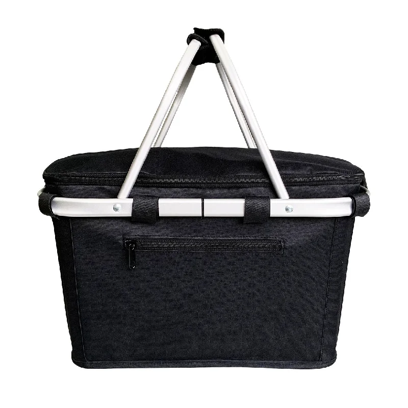 - Natural latex pet mattressSachi Black Insulated Carry Basket