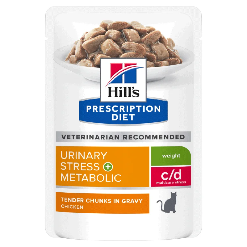 - ​​Christmas pet Christmas clothingHILL'S Prescription Diet C/d Multicare Stress Urinary Care Plus Metabolic Weight Cat Food Pouches