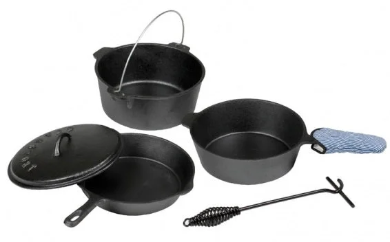 - Winter dog thick down jacketStansport Pre Seasoned Cast Iron Cook Set