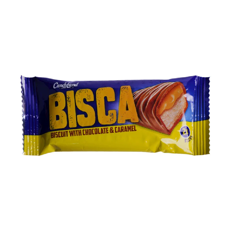 ---CANDYLAND BISCA BISCUIT WITH CHOCOLATE AND CARAMEL 16 GM