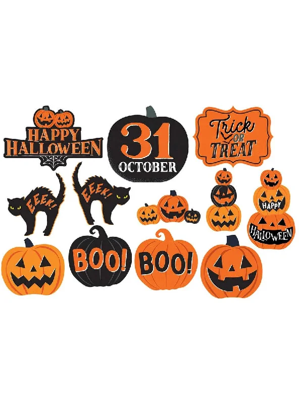 - Pet monitor with cameraCutePumpkins and Cats Halloween Cut Out Decorations