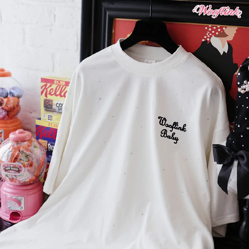 Pet raincoatWooflink Shine Like a Diamond T-Shrit For Mom in White