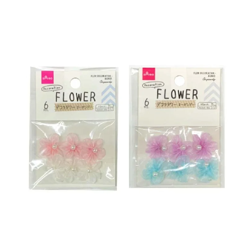 - Postoperative pet anti-licking Elizabethan collarDecoration Flower Organdy