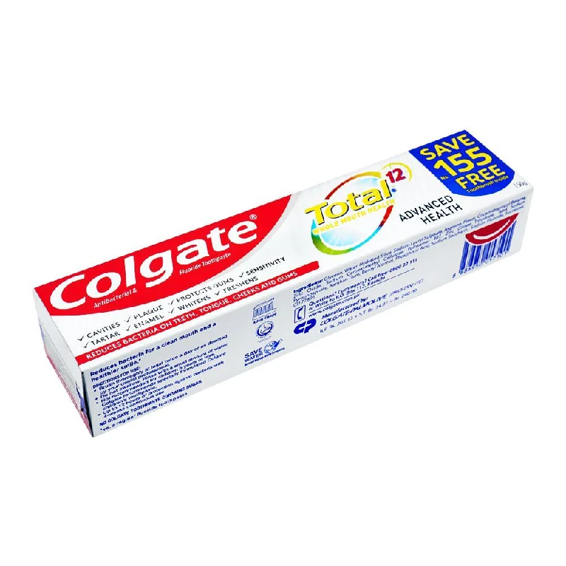 Pet ProductsCOLGATE TOOTH PASTE TOTAL ADVANCED HEALTH 150 GM