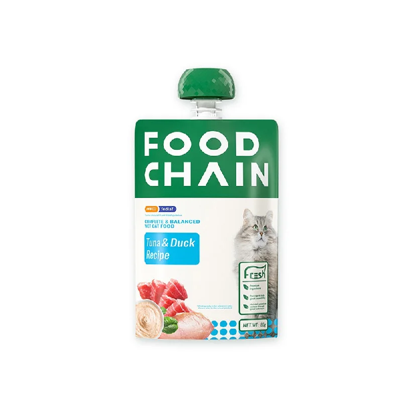 ---FOOD CHAIN Tuna & Duck Recipe Wet Cat Food