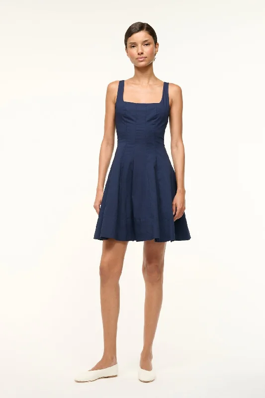 MINI WELLS DRESS | NAVY