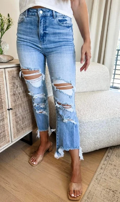 Urban Distressed Crop Jean