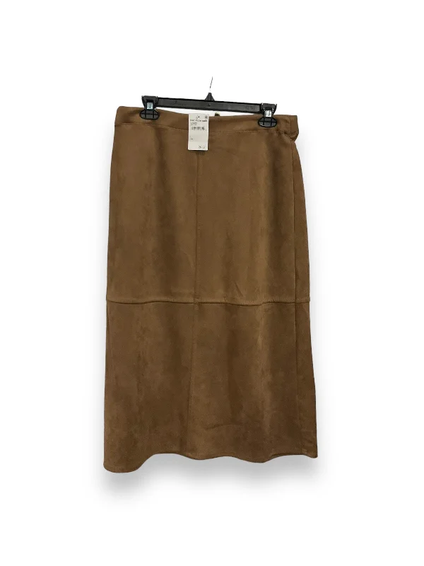 Skirt Maxi By Max Studio In Tan, Size: L