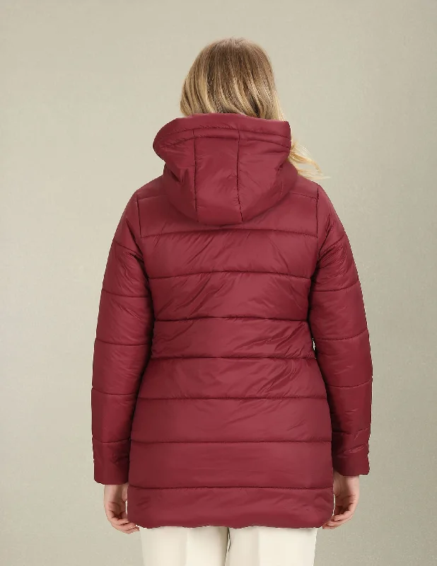 Longline Hooded Puffer Jacket