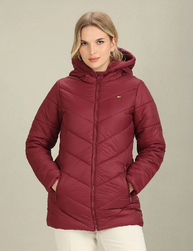 Longline Hooded Puffer Jacket