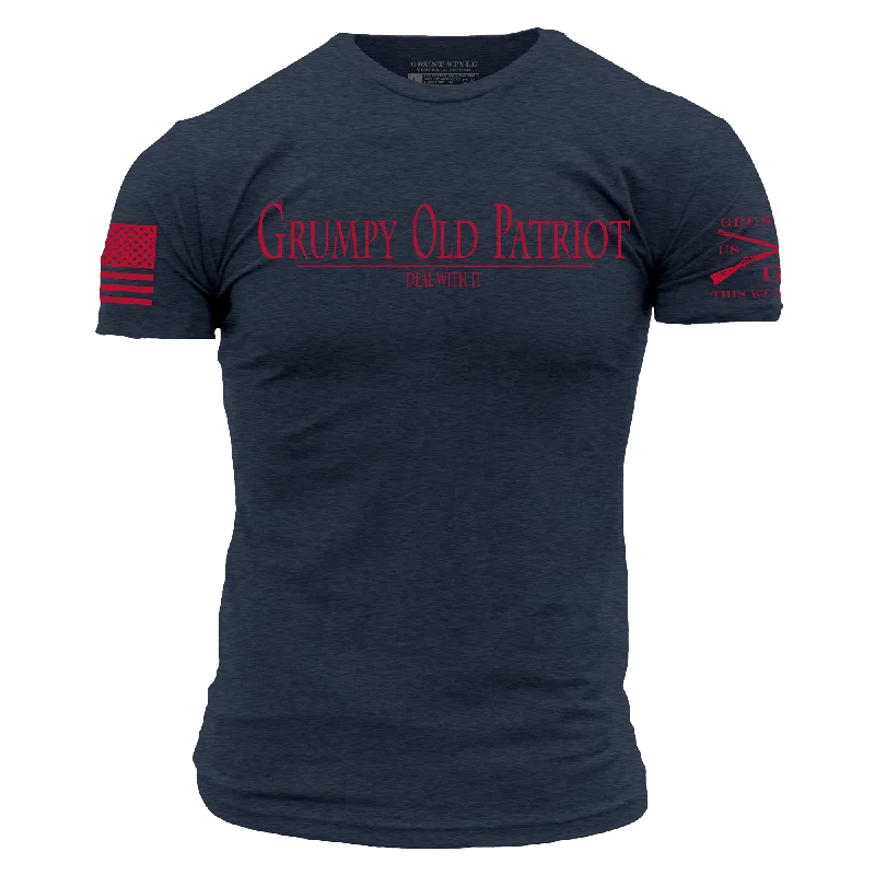 Grumpy Old Patriot T-Shirt - Midnight Navy